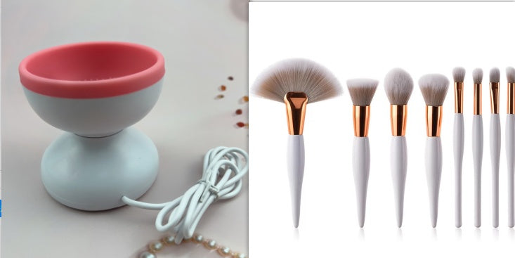 Portable USB Makeup Brush Cleaner Machine Electric Cosmetic Brush