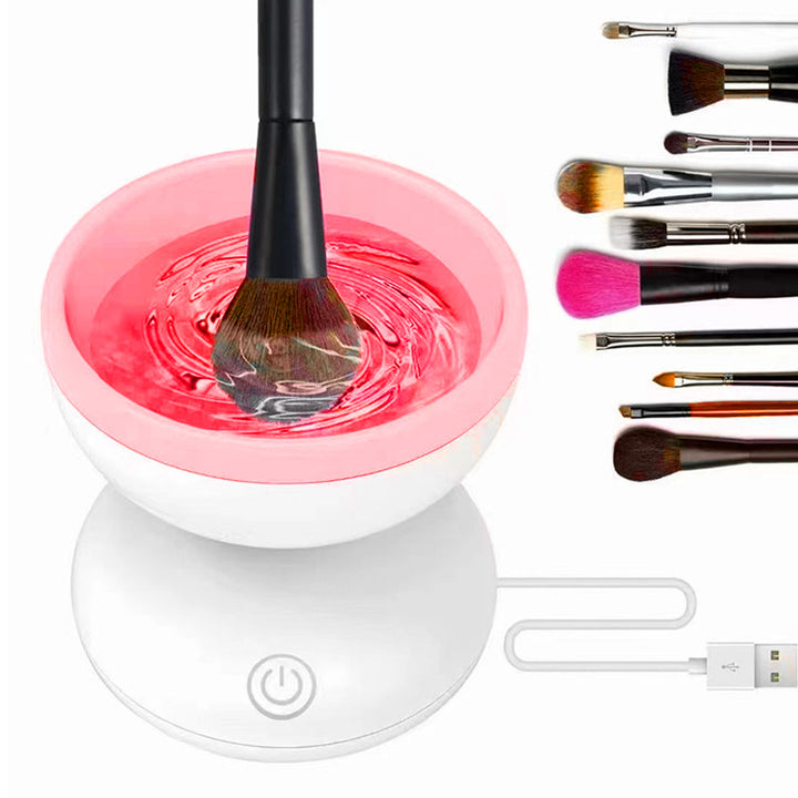 Portable USB Makeup Brush Cleaner Machine Electric Cosmetic Brush