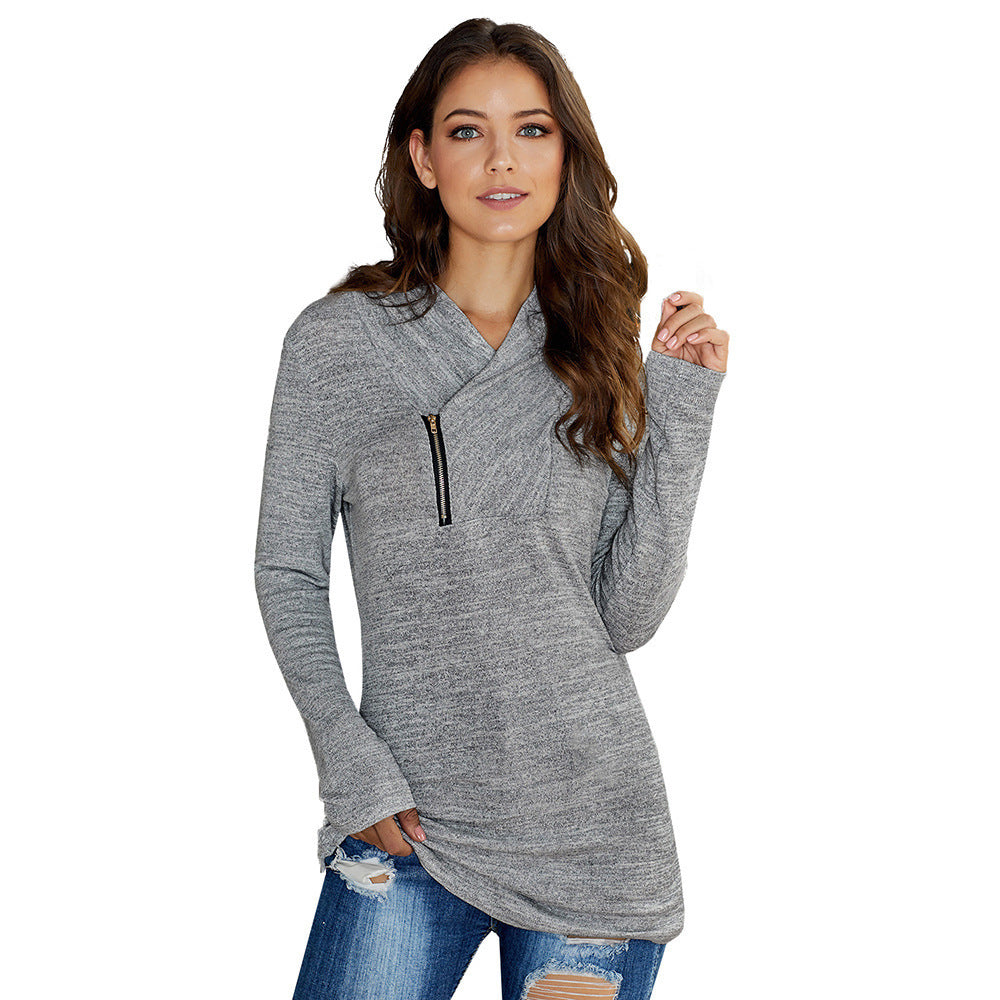 Sweater women solid color