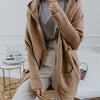 Pocket commuter knit sweater coat women