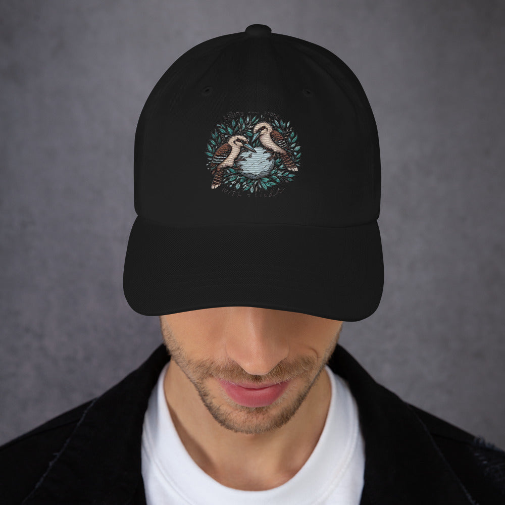 Killing One Stone With 2 Birds Dad hat