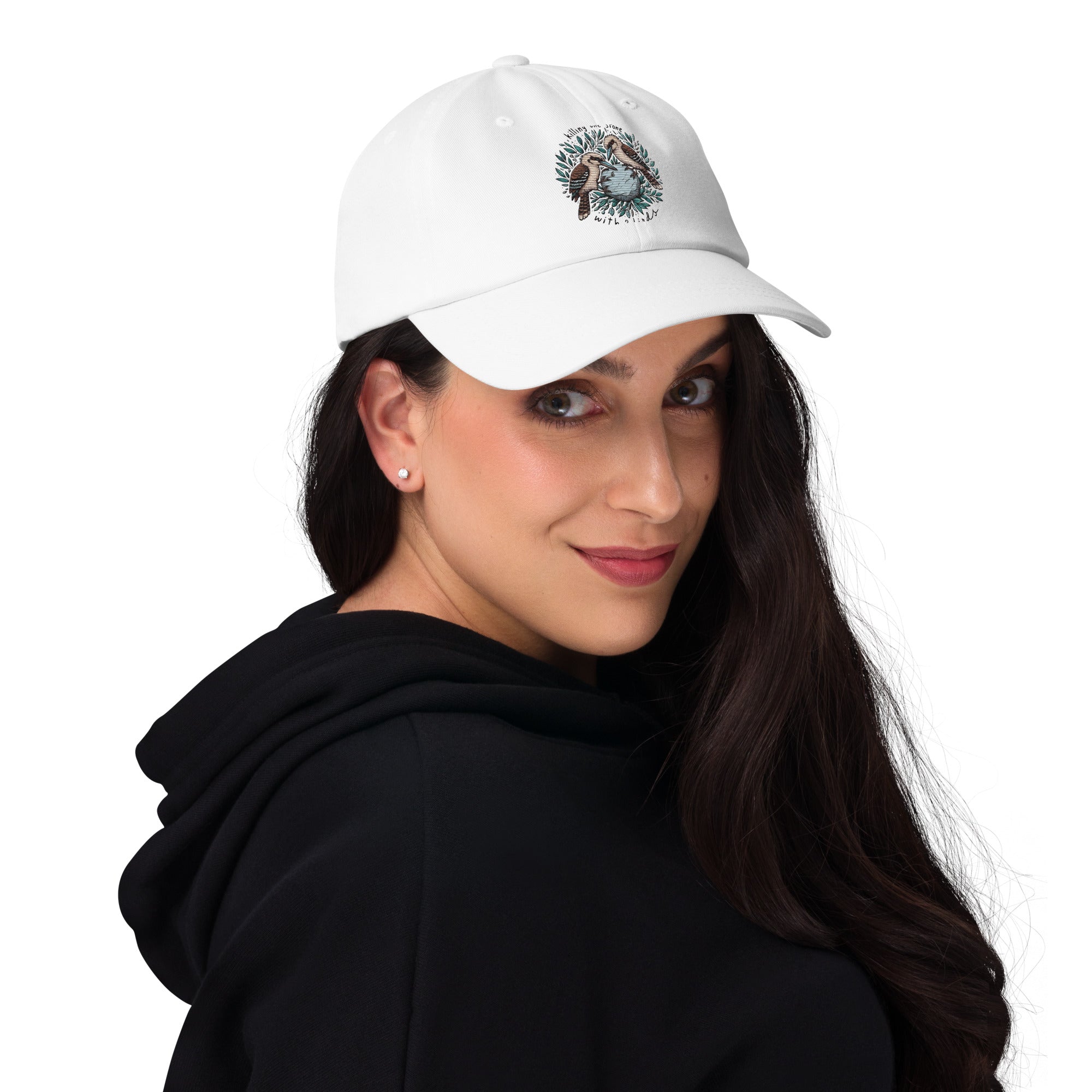 Killing One Stone With 2 Birds Dad hat