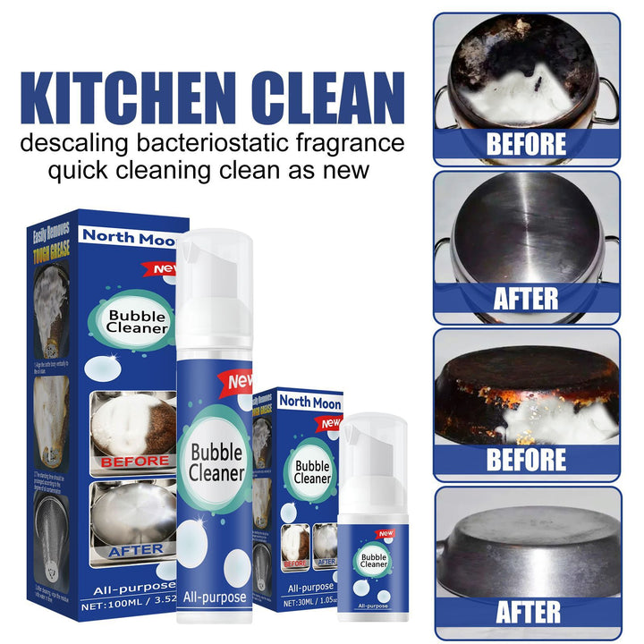 Oily Foam Cleaner – Kitchen Range Hood Cooktop Rust Remover