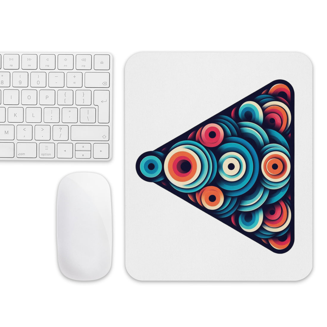 Abstract Triangle Mouse Pad