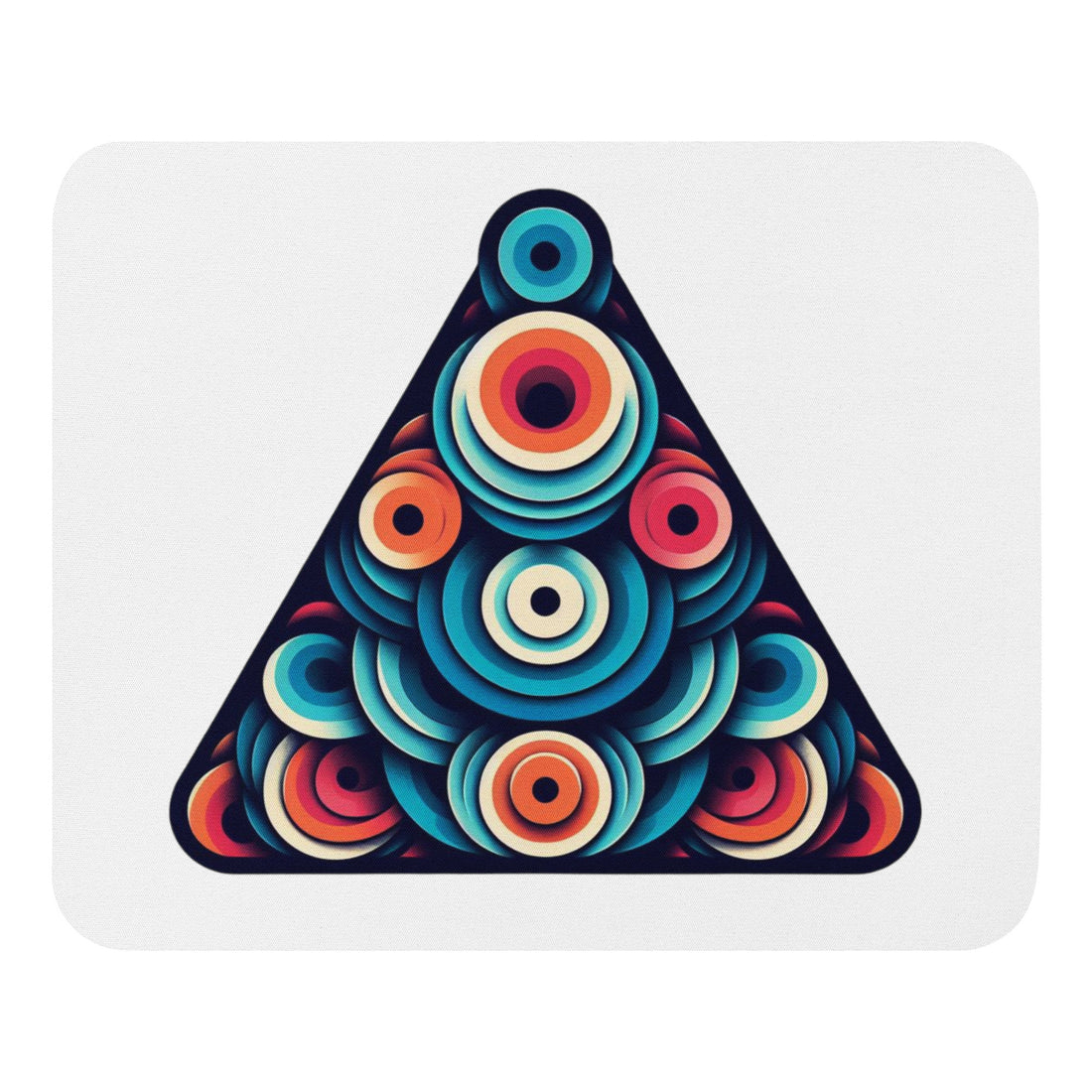 Abstract Triangle Mouse Pad