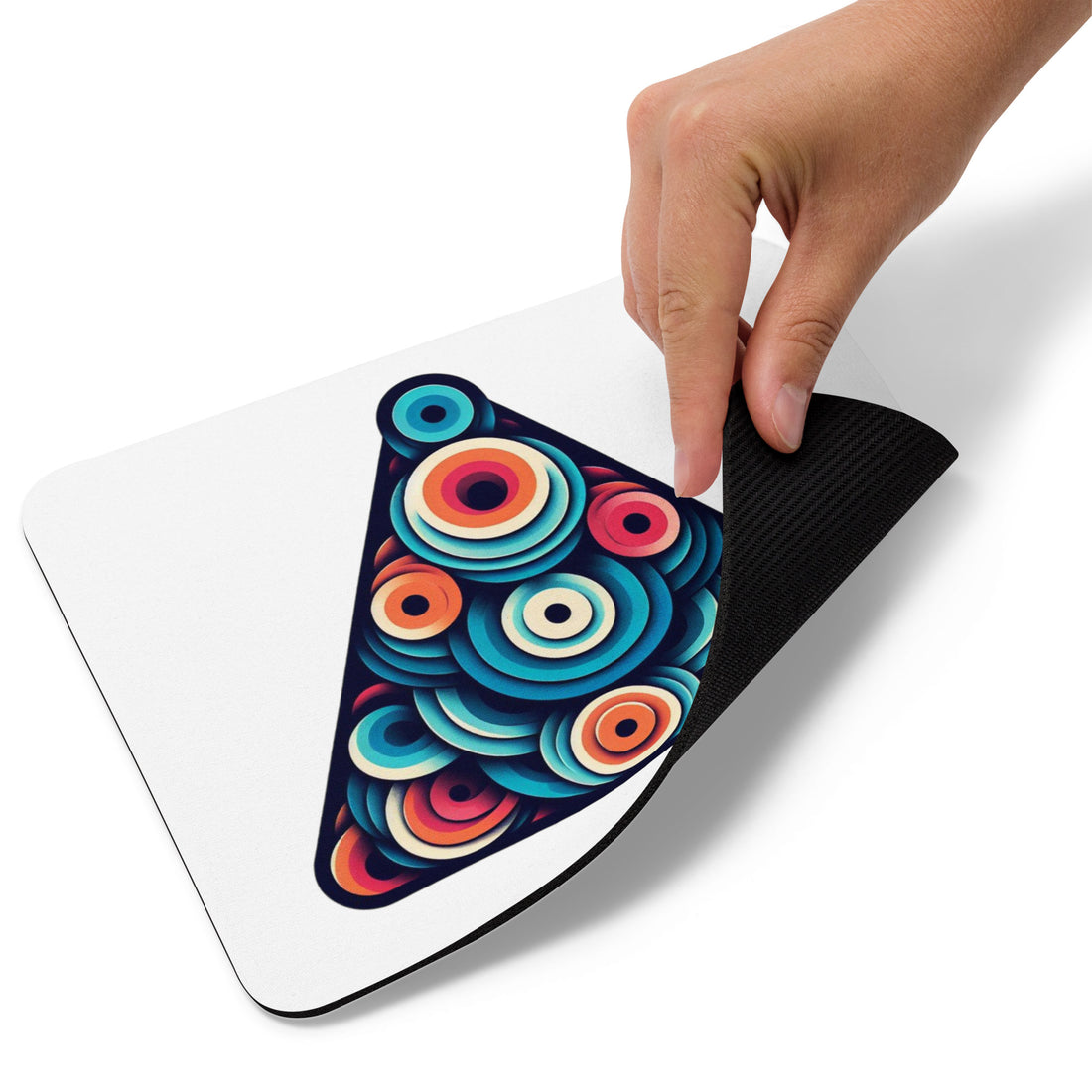 Abstract Triangle Mouse Pad