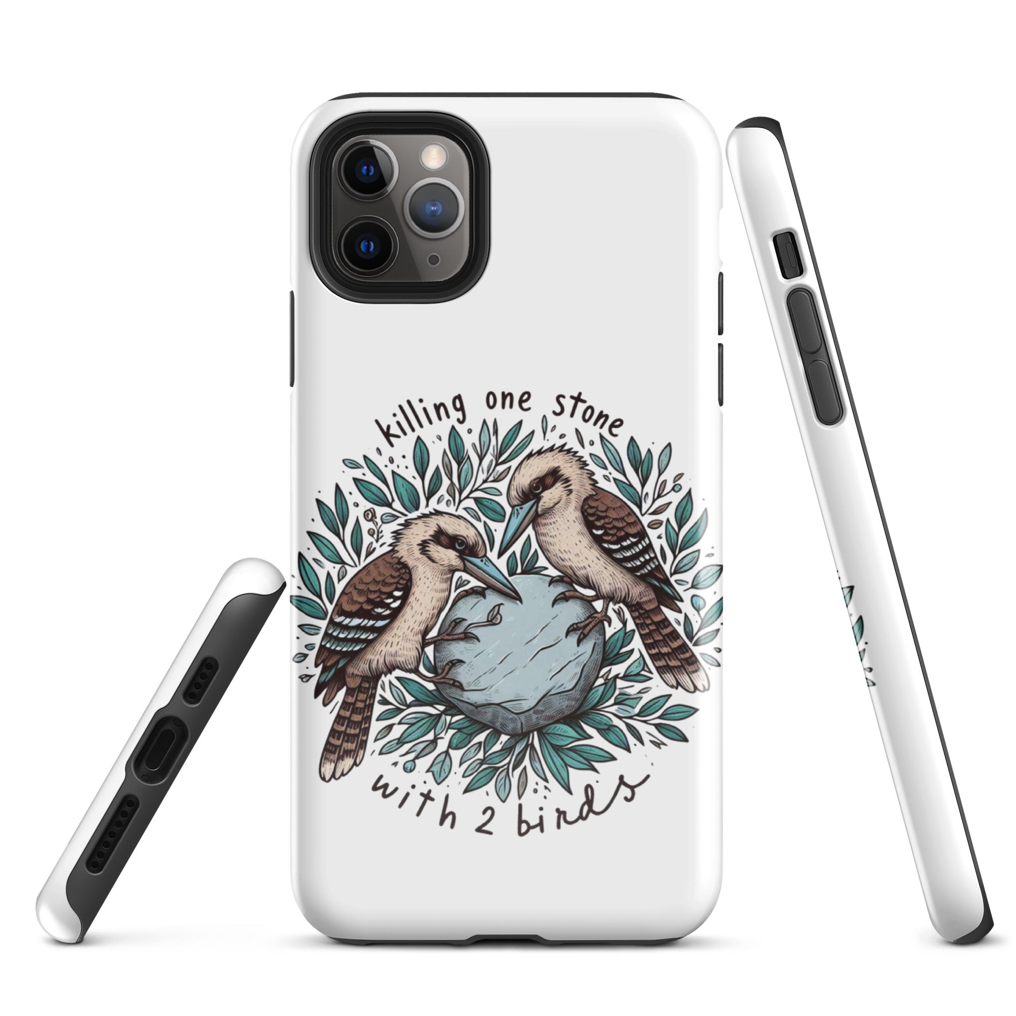 Tough Case for iPhone® Killing One Stone With 2 Birds