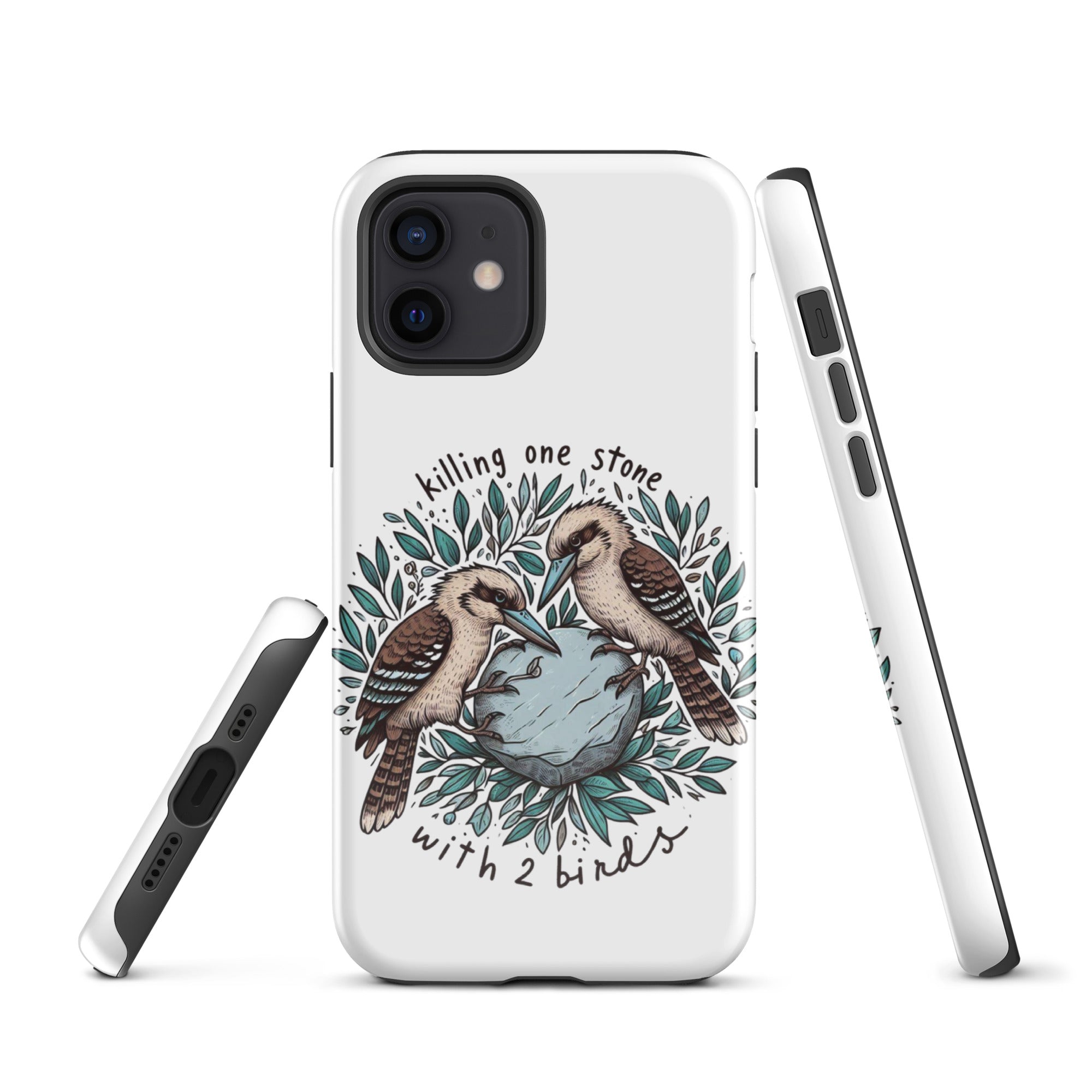 Tough Case for iPhone® Killing One Stone With 2 Birds