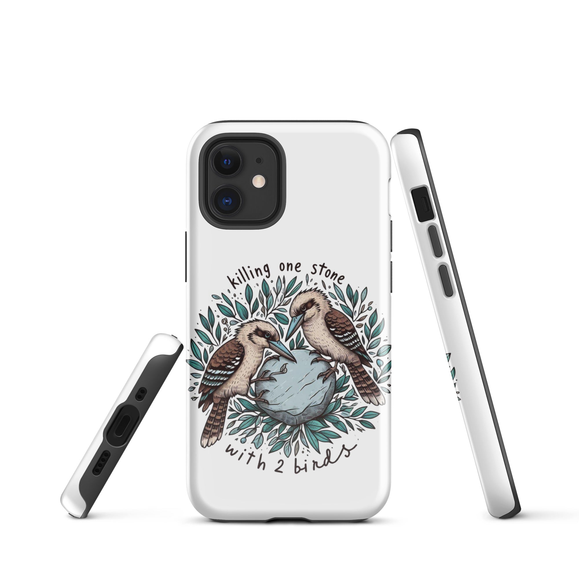 Tough Case for iPhone® Killing One Stone With 2 Birds