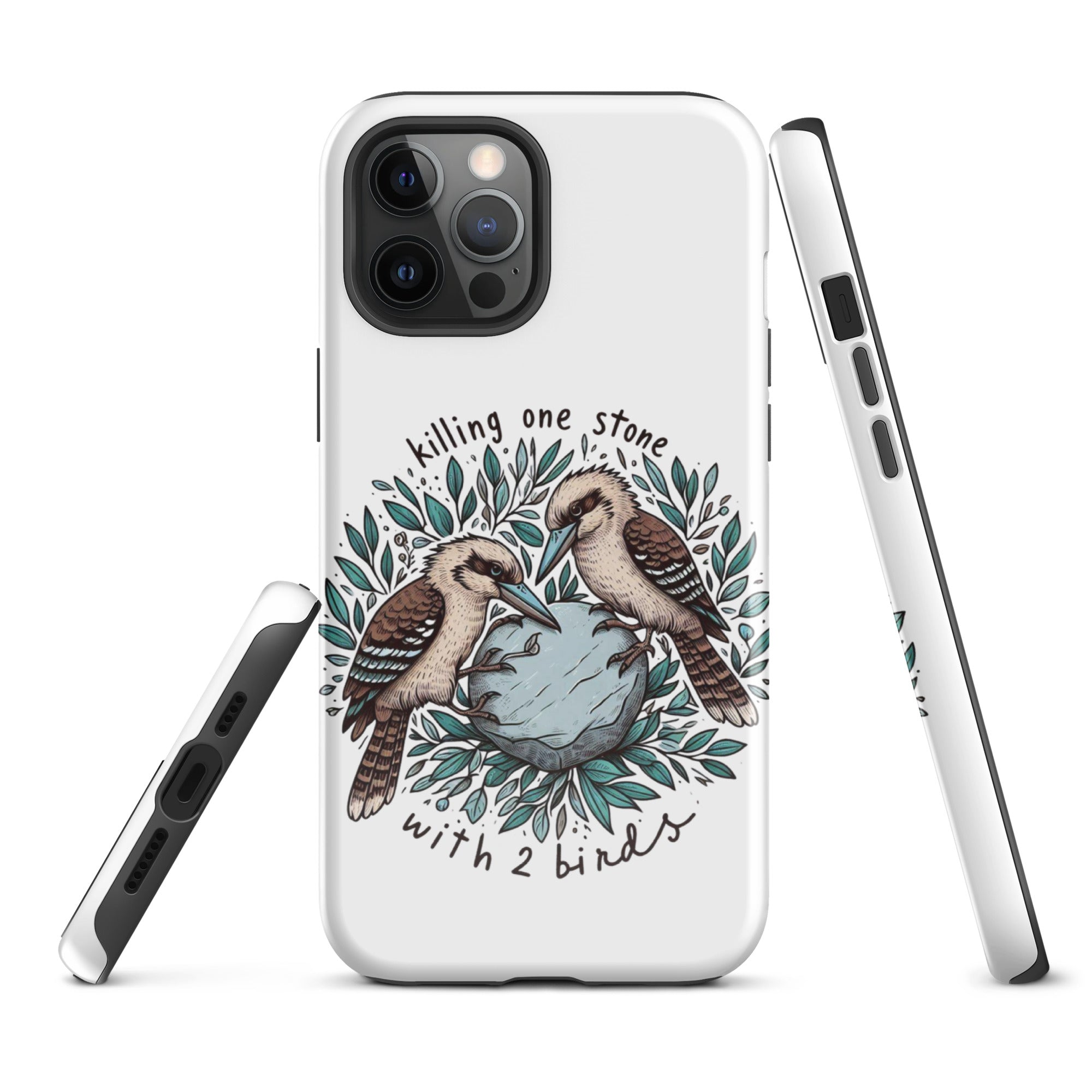 Tough Case for iPhone® Killing One Stone With 2 Birds
