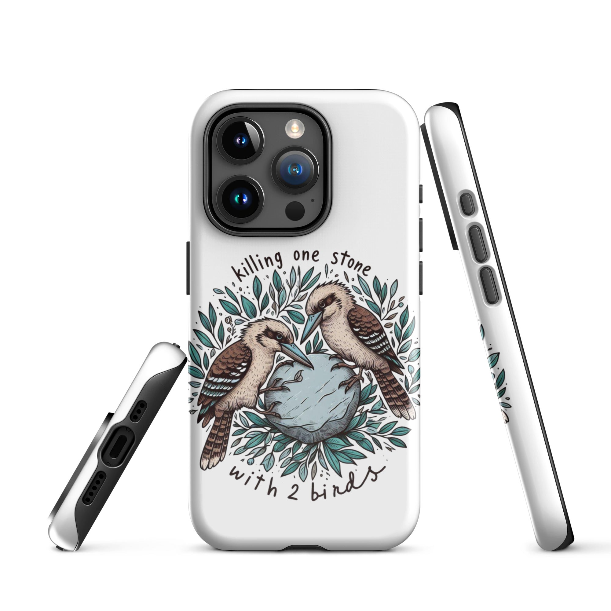 Tough Case for iPhone® Killing One Stone With 2 Birds