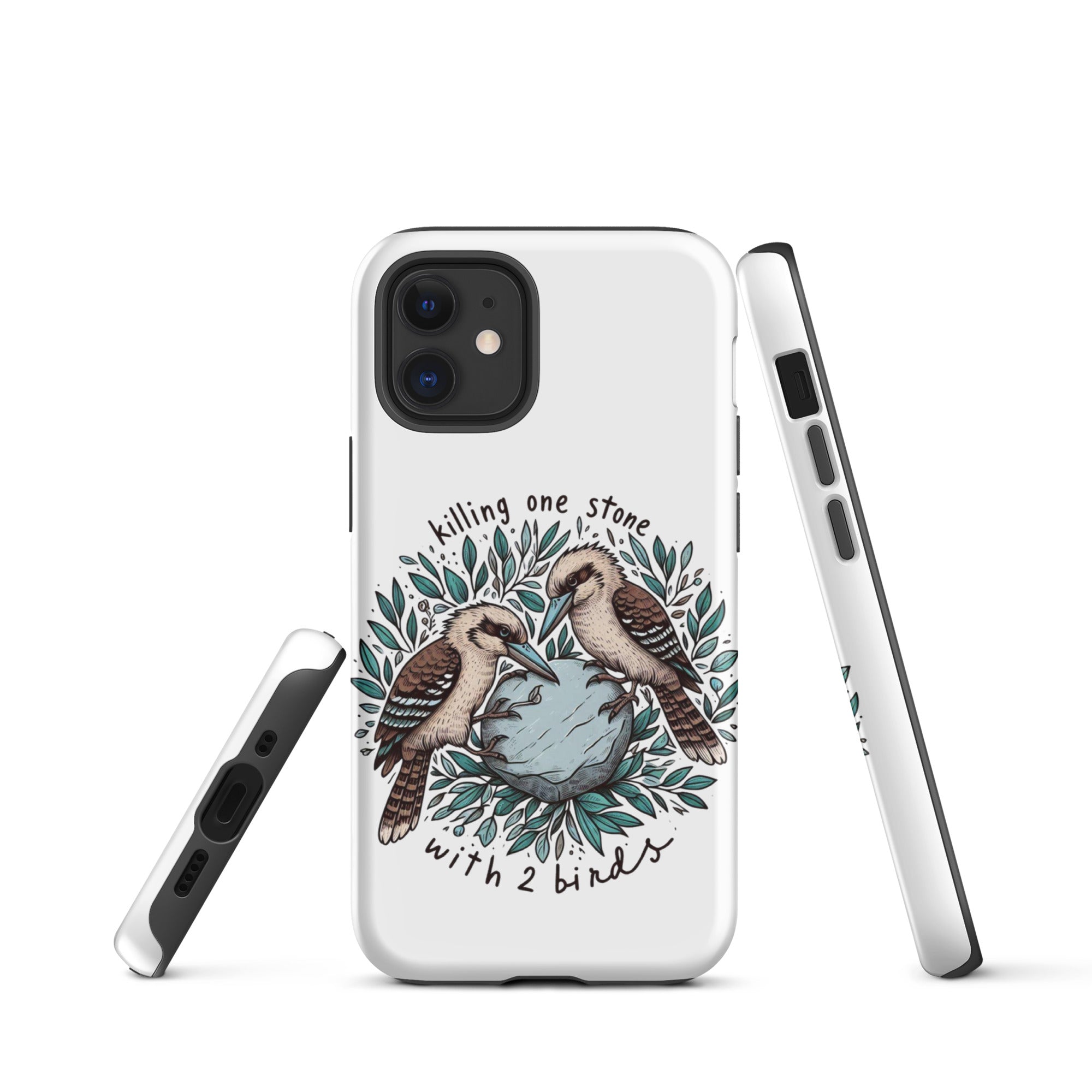 Tough Case for iPhone® Killing One Stone With 2 Birds