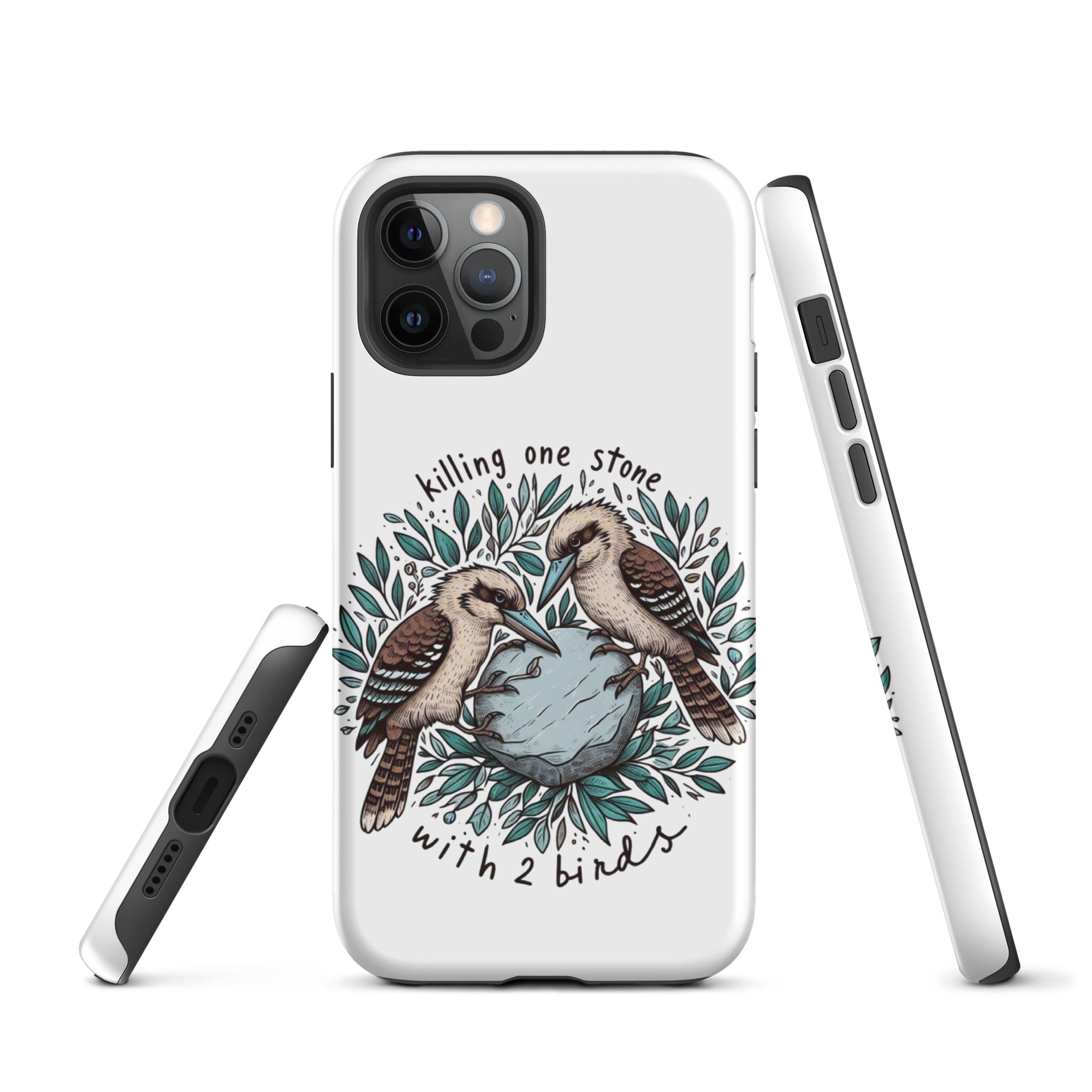 Tough Case for iPhone® Killing One Stone With 2 Birds