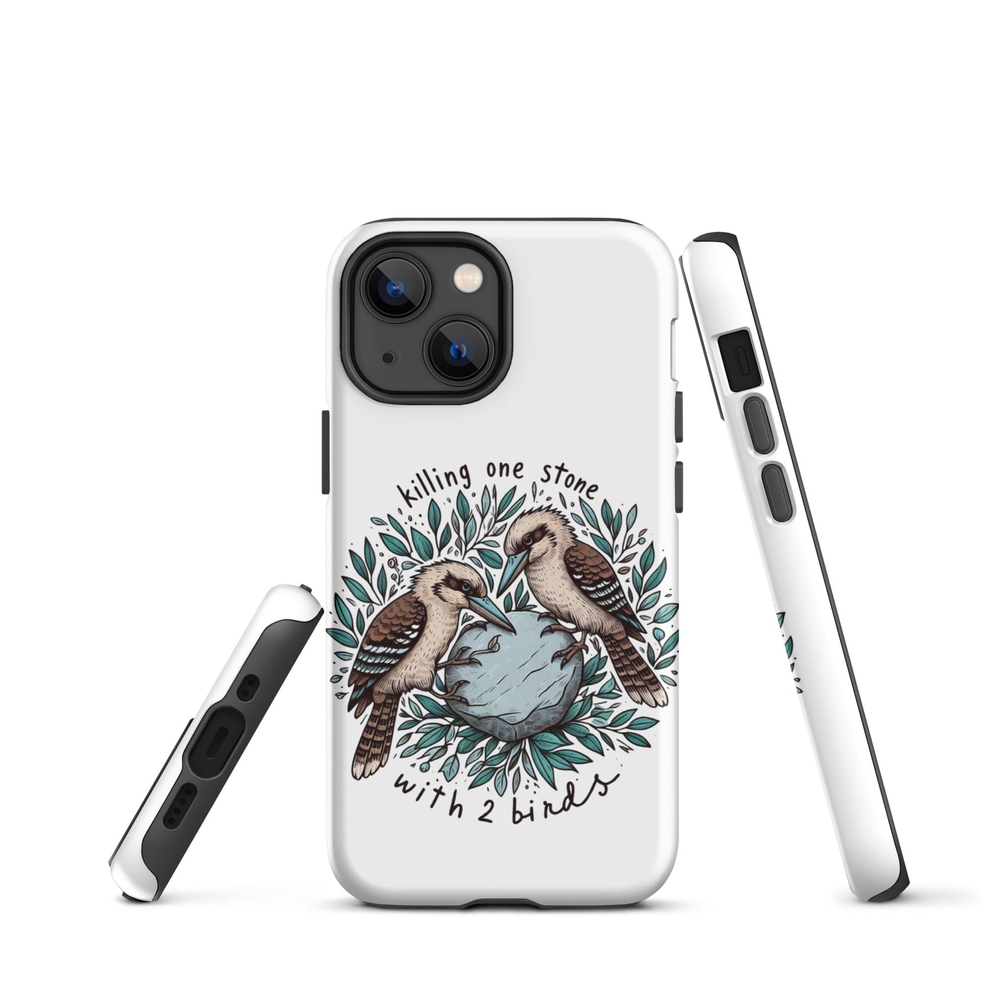 Tough Case for iPhone® Killing One Stone With 2 Birds