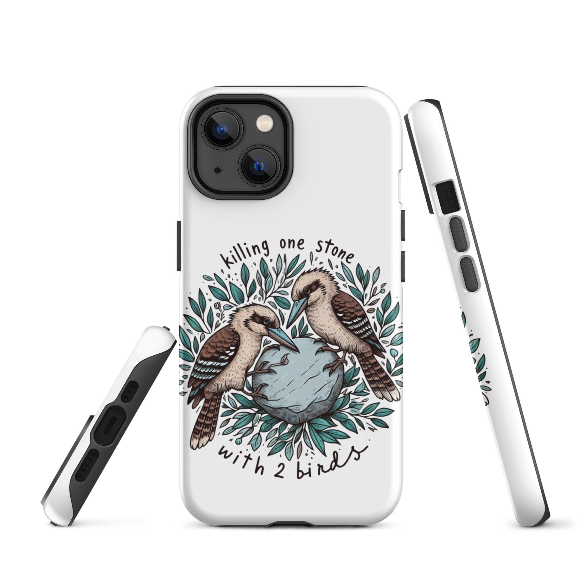 Tough Case for iPhone® Killing One Stone With 2 Birds