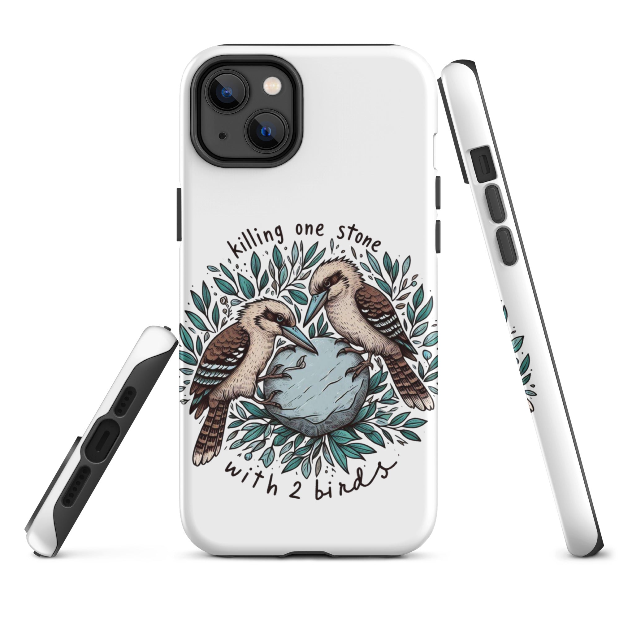 Tough Case for iPhone® Killing One Stone With 2 Birds