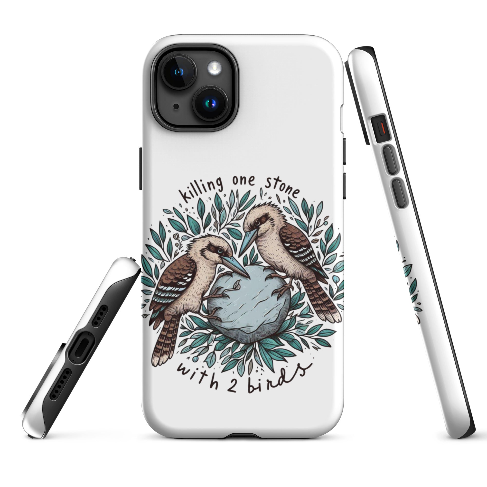 Tough Case for iPhone® Killing One Stone With 2 Birds