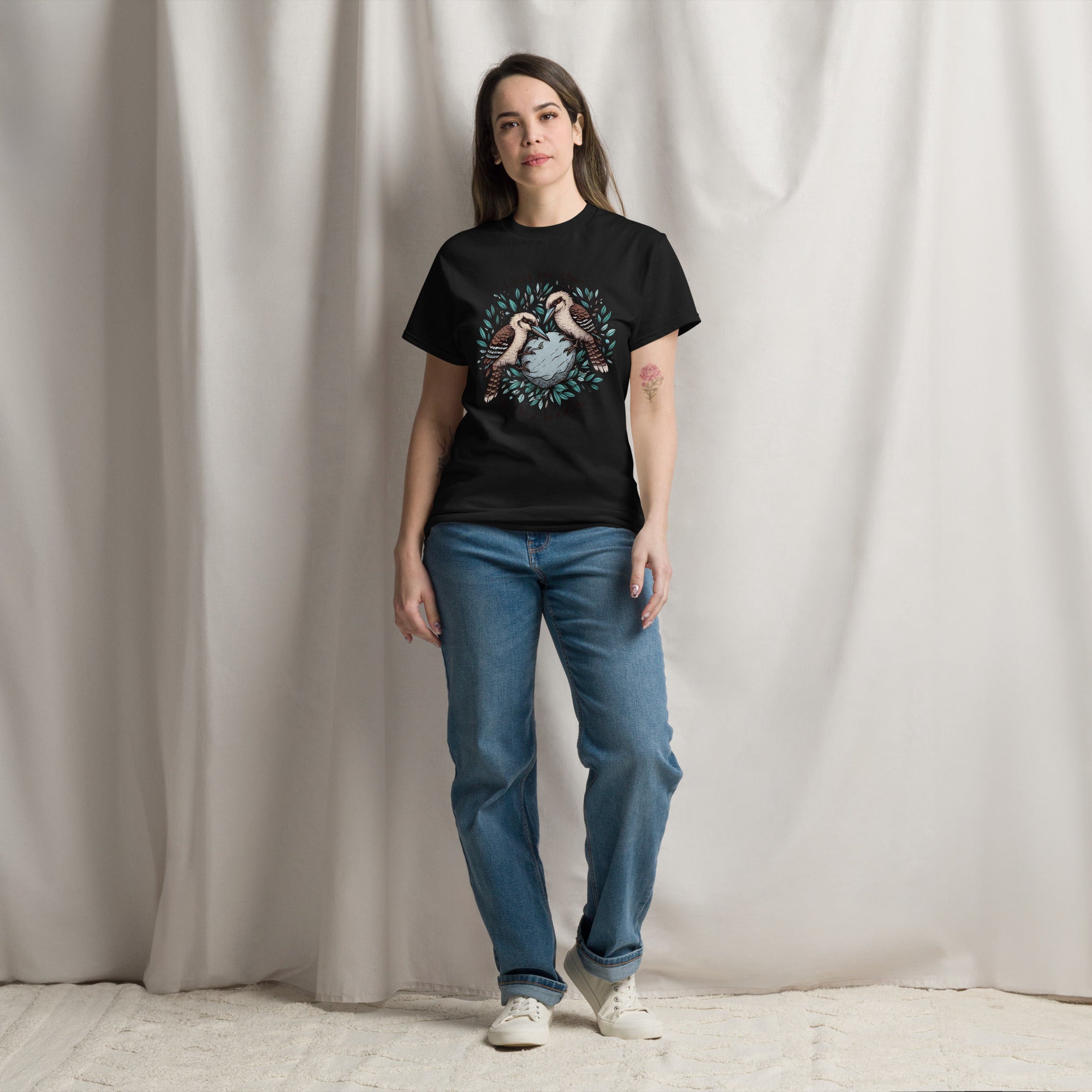 Killing One Stone With 2 Birds Unisex Classic Tee