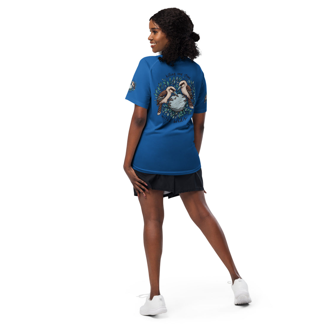 Killing One Stone With 2 Birds Unisex Sports Jersey