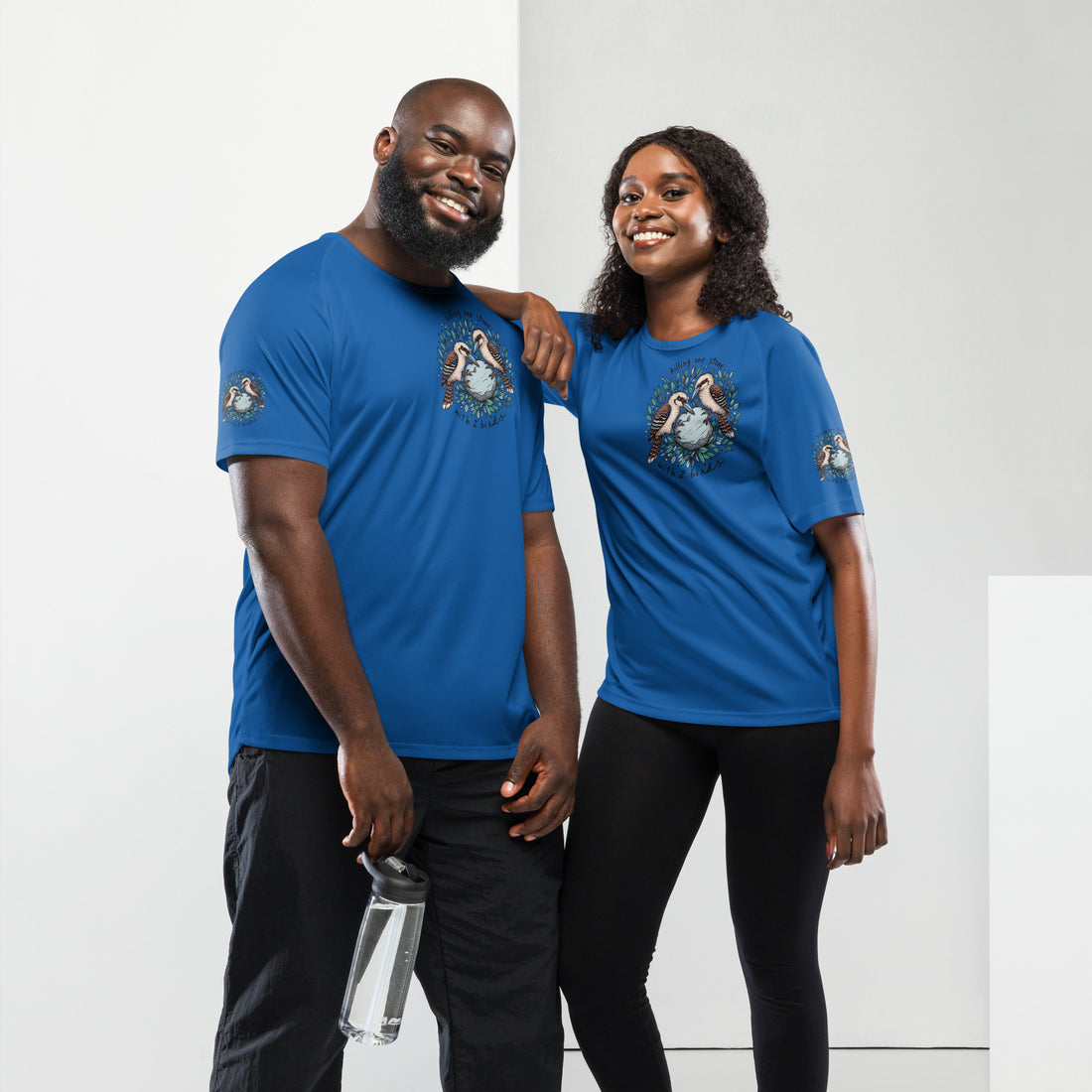 Killing One Stone With 2 Birds Unisex Sports Jersey